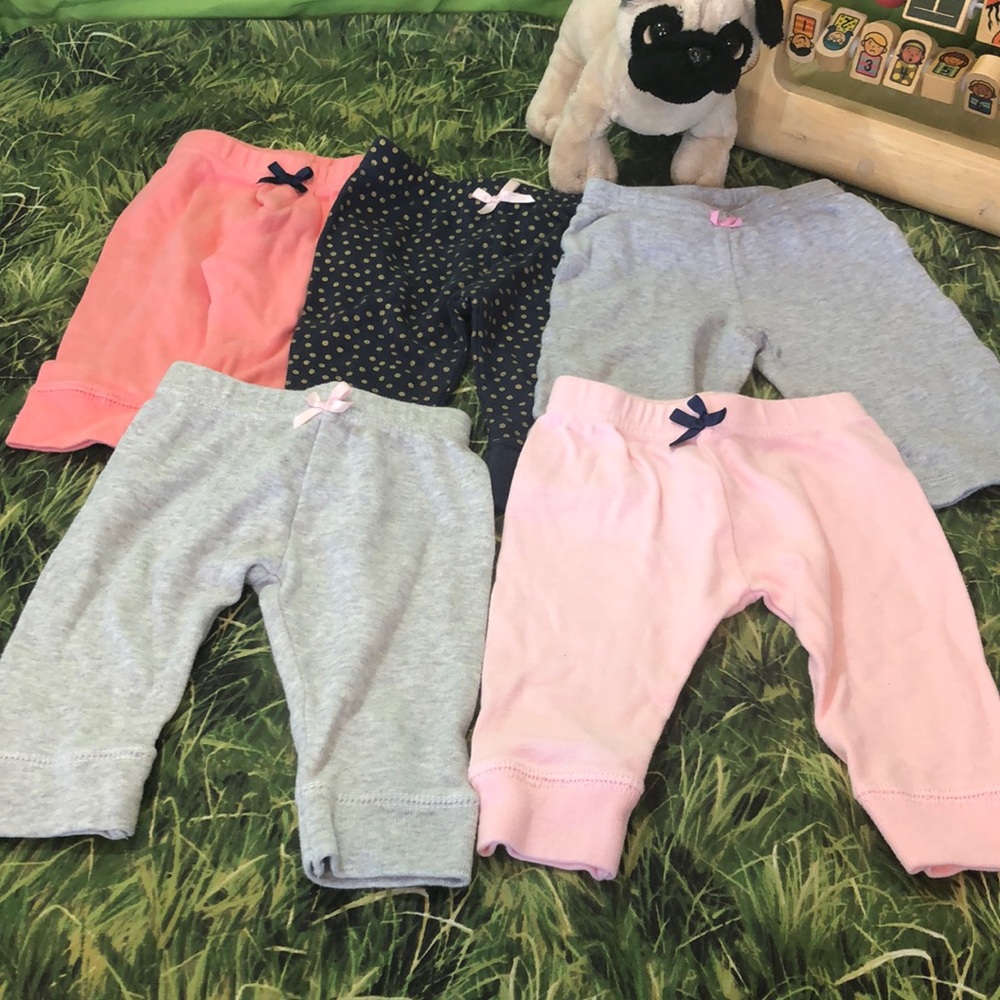 Baby girl sweat pants 0-3 M